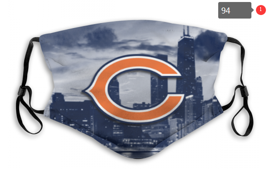 NFL Chicago Bears #2 Dust mask with filter->nfl dust mask->Sports Accessory